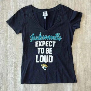 Womens NFL Jacksonville Jaguars Black Tshirt - M
